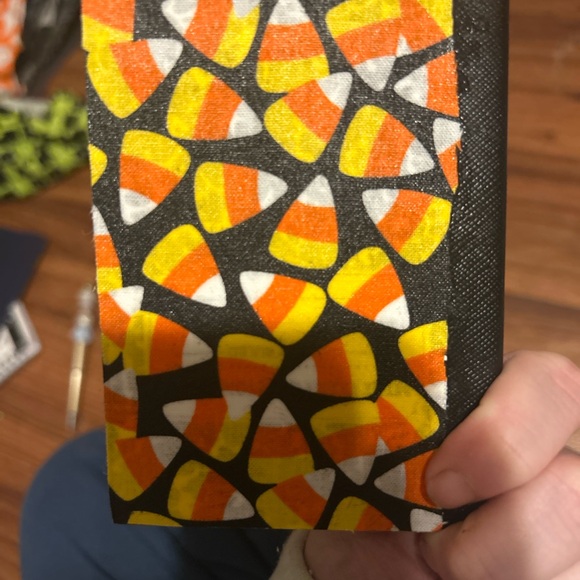 Candy Corn Patterned Notebook - Picture 2 of 3